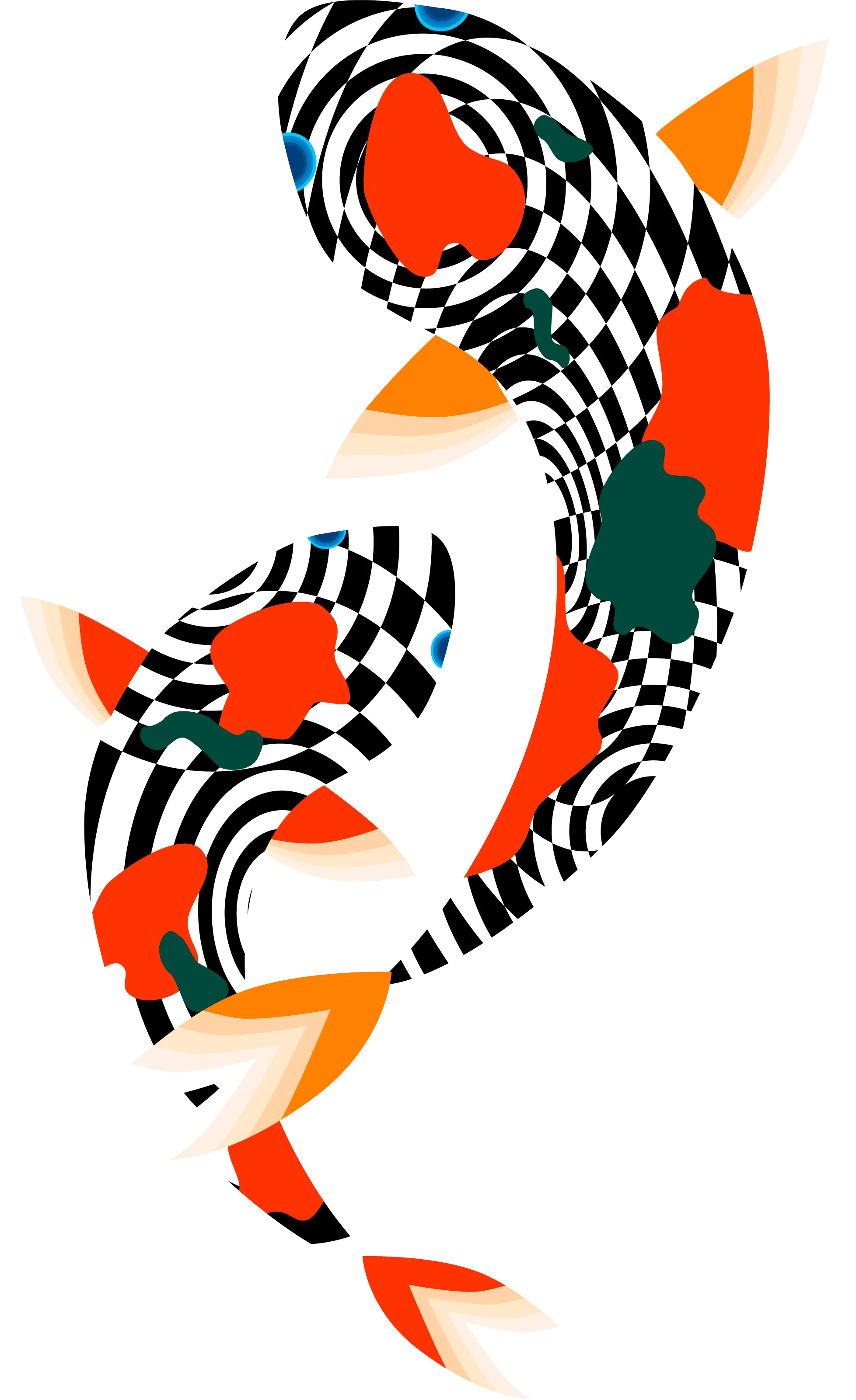brocade — koi artwork