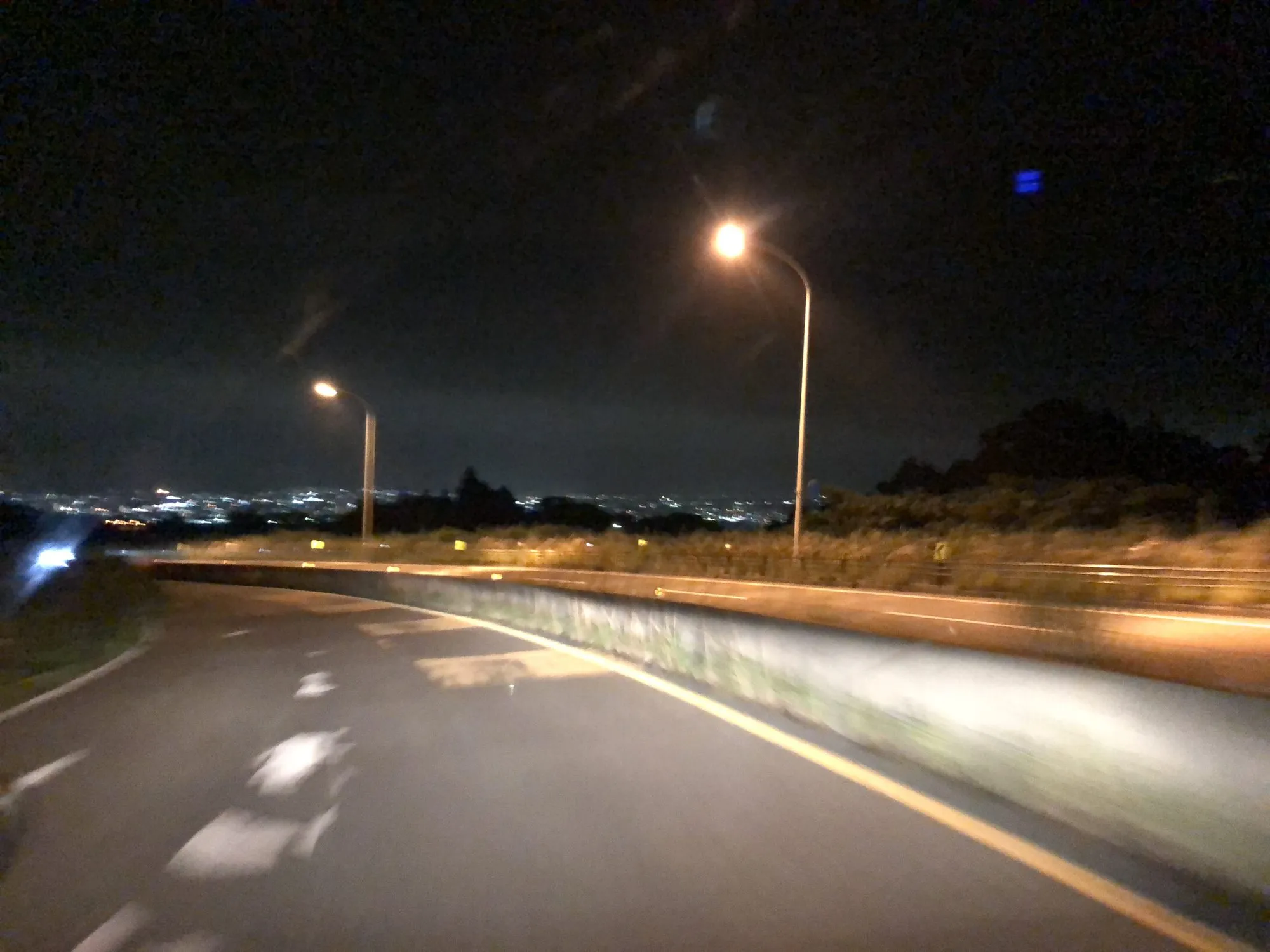 night road in tokyo